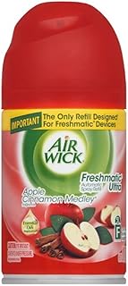 Air Wick Freshmatic Automatic Spray Air Freshener, Apple Cinnamon Medley Scent, 1 Refill, 6.17 Ounce