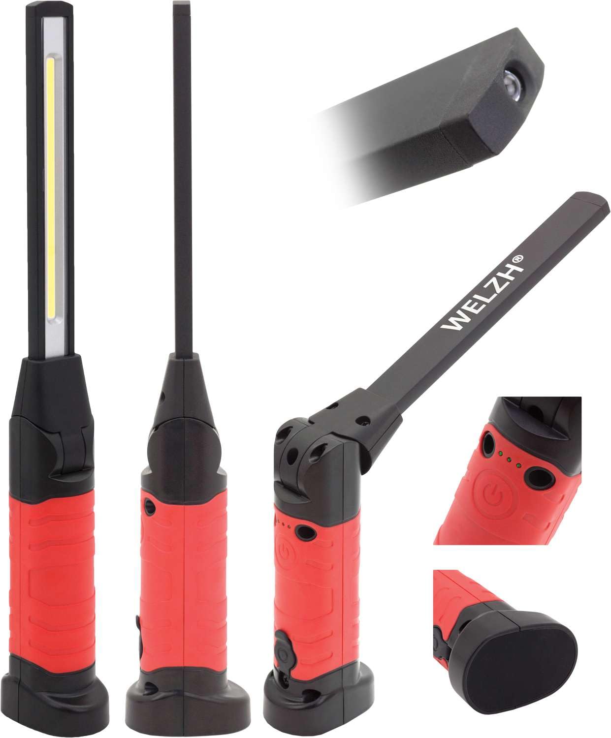 793-WW Linterna Taller LED Recargable Slim-Line 600lm; 120° Rotate; Base Magnética