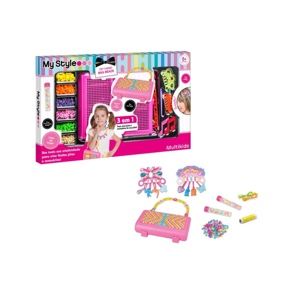 My Style DIY Hand Bag Beads Multikids - BR1273 : Amazon.com.br: Moda