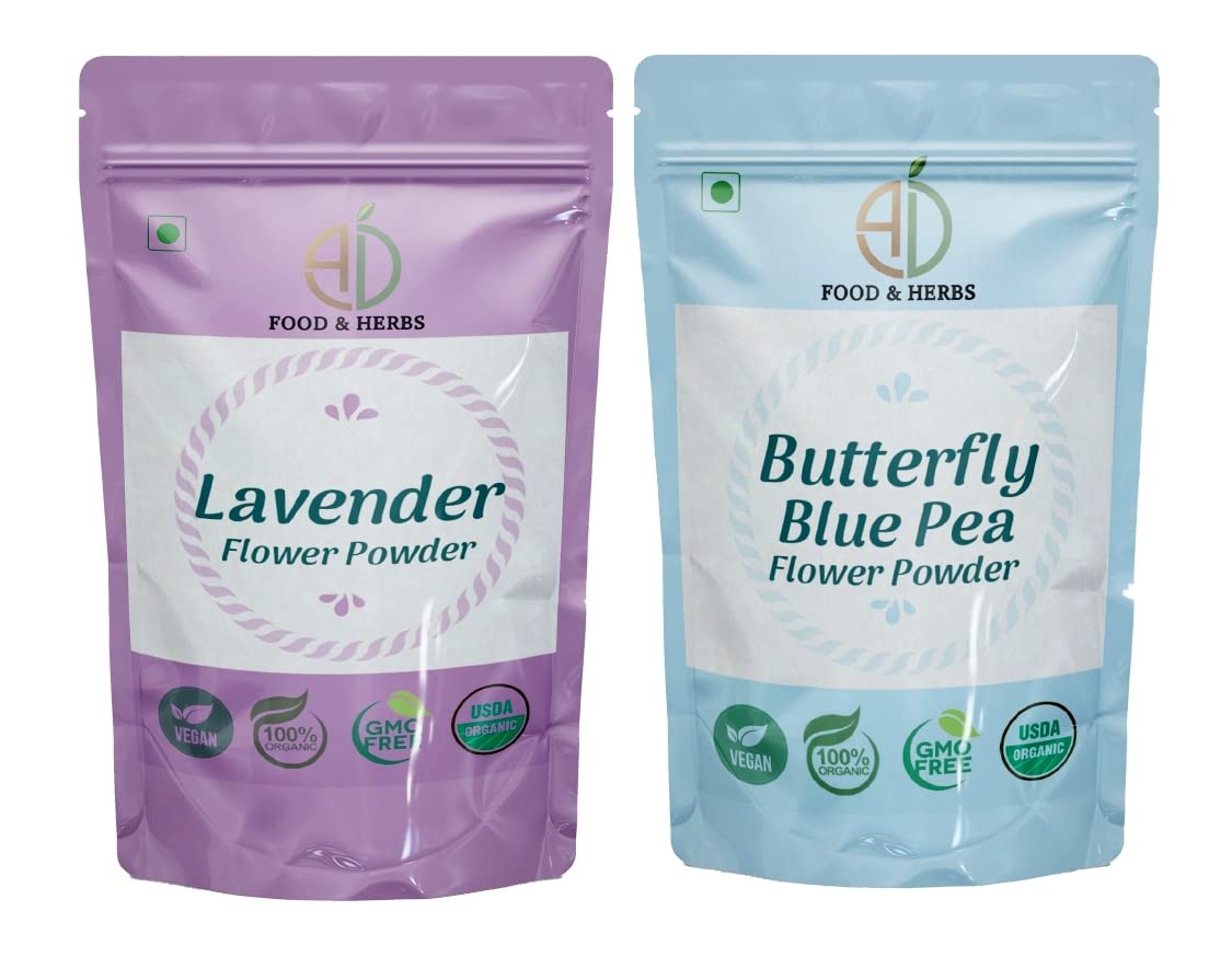 See full amazon price history chart for A D Food & Herbs Combo of Lavender/Butterfly Pea Flower Powder Aromatic Edible for Homemade Lattes, Tea Blends, Bath Salts, Face packs & Body packs (20 GMS x Pack of 2) A D Food & Herbs Combo of Lavender/Butterfly Pea Flower Powder Aromatic Edible for Homemade Lattes, Tea Blends, Bath Salts, Face packs & Body packs (20 GMS x Pack of 2) (B0BHTRLNFH) Amazon Price History, Amazon Price Tracker