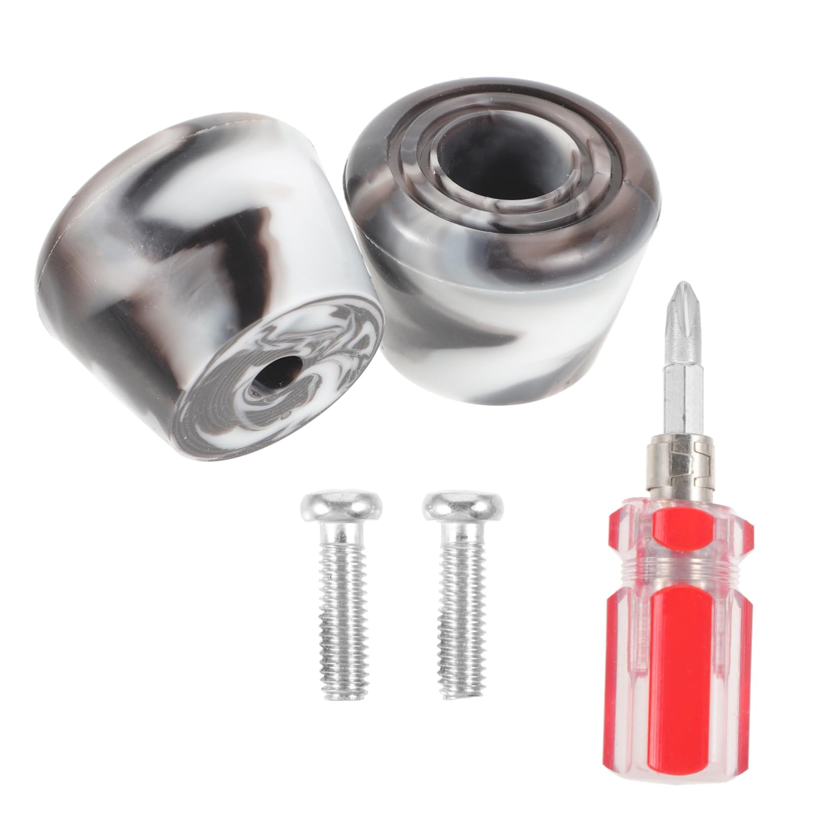 HEMOTON Les Plaquettes de Frein Accessoires de Patinage à Rouleaux Bouchons de Patinage à roulettes Bouchons de Frein de Patin à roulettes Bouchons d'orteil de Patin à roulettes
