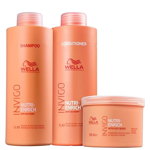 Kit Wella Professionals Invigo Nutri-Enrich Salon Trio (3 Produtos)