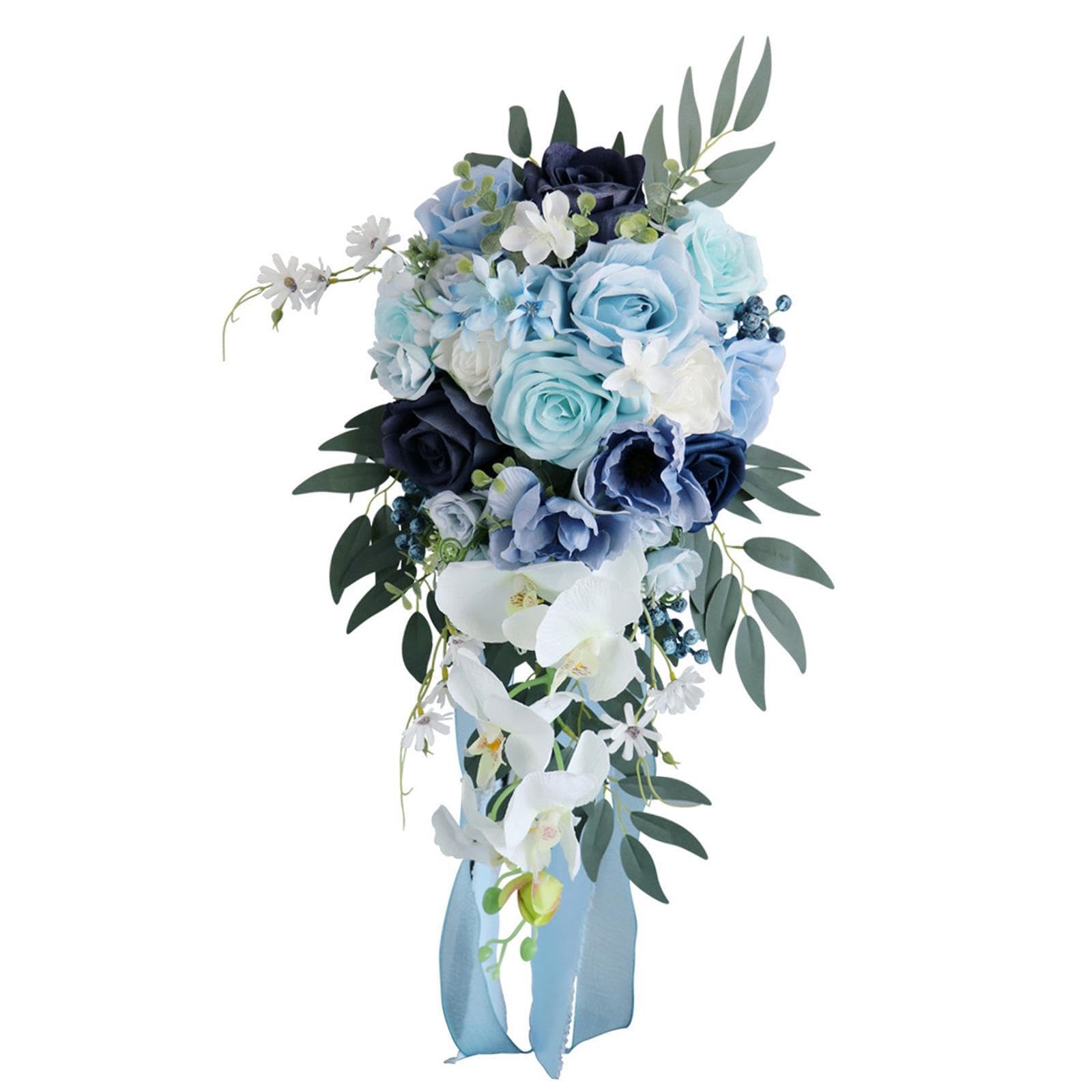 AUYXSSZ Bridal Bouquet Wedding Bridal Bouquet Bride Artificial Flowers Chic Floral Arrangements For All Occasions Bridesmaid Ceremony Anniversary Party