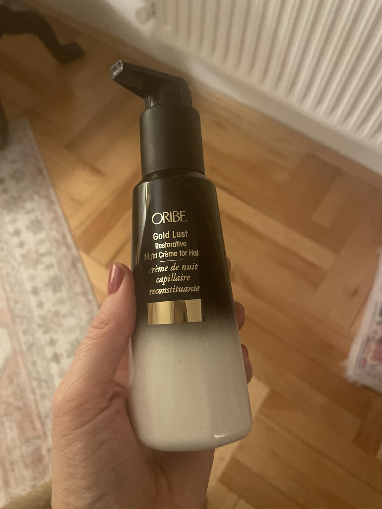 Oribe Hair Care Oribe Gold Lust Restorative Night Cream - Overnight Leave-In Treatment For Damaged Hair - Repairs & Prevents Damage - Helps Seal Split Ends - For All Hair Types - 5 oz