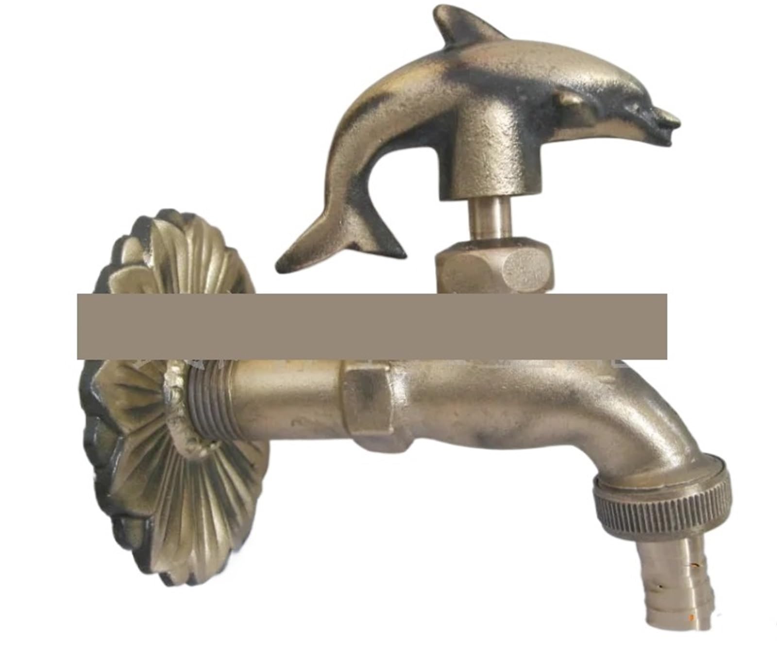 Outside Tap Outdoor Garden Faucet Shape Bibcock with Antique Brass Tap for Washing Mop/Garden Watering(TYPE55)