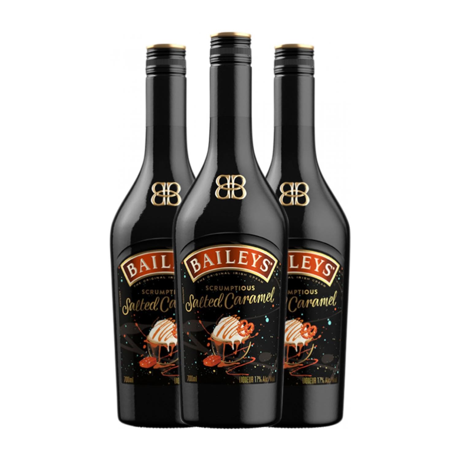 Crema de Licor Baileys Irish Cream Salted Caramel 70 cl (Caja de 3 Botellas de 70 cl)
