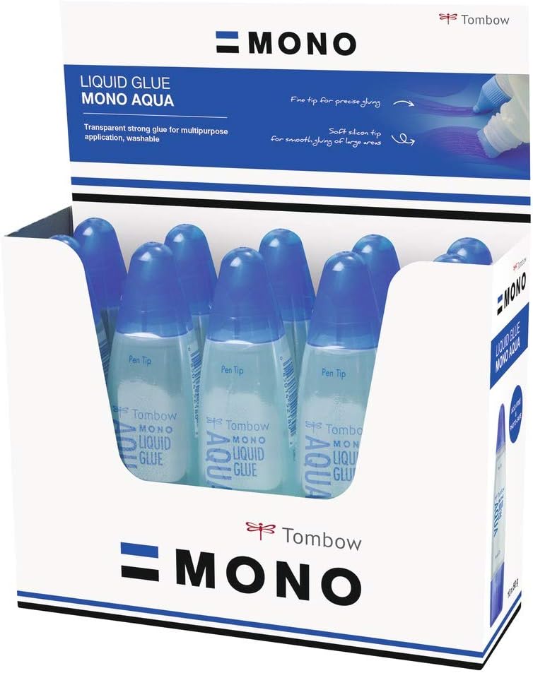 TombowPT-WTC-10P Liquid Aqua Glue Extra Strong with Two Tips - Pack of 10