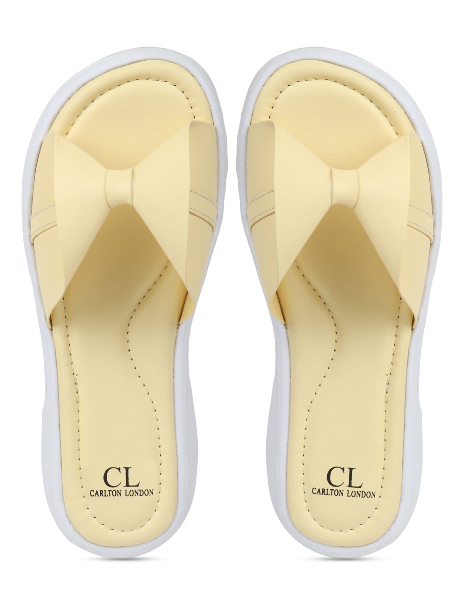 carlton london women's Bow Detail Comfort Slide Sandals-picture-18