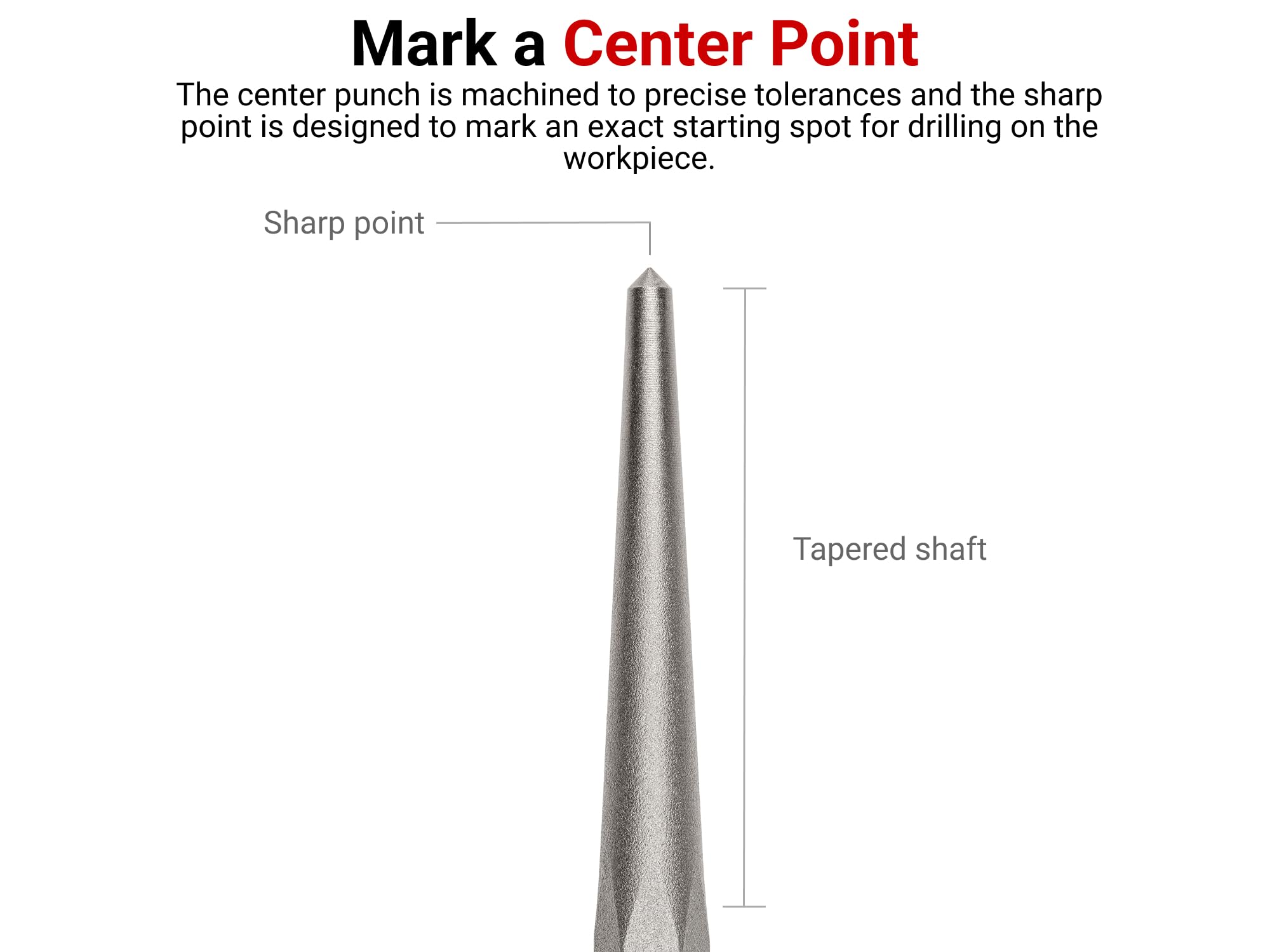 Tekton Center Punch Set - 5 Piece -2 Tekton Center Punch Set - 5 Piece -2