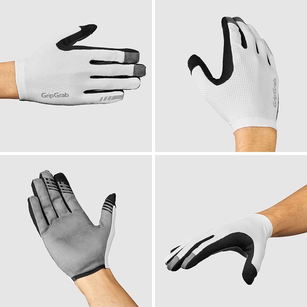 GripGrab PACR InsideGrip - Guantes de Ciclismo para Bicicleta de montaña (Antideslizantes, sin Acolchado)