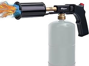 Powerful Cooking Torch - MAPP Propane, High Intensity Flame with Trigger Start and Adjustable Settings, Ideal for Searing Steak, Sous Vide, and Cream Brulee