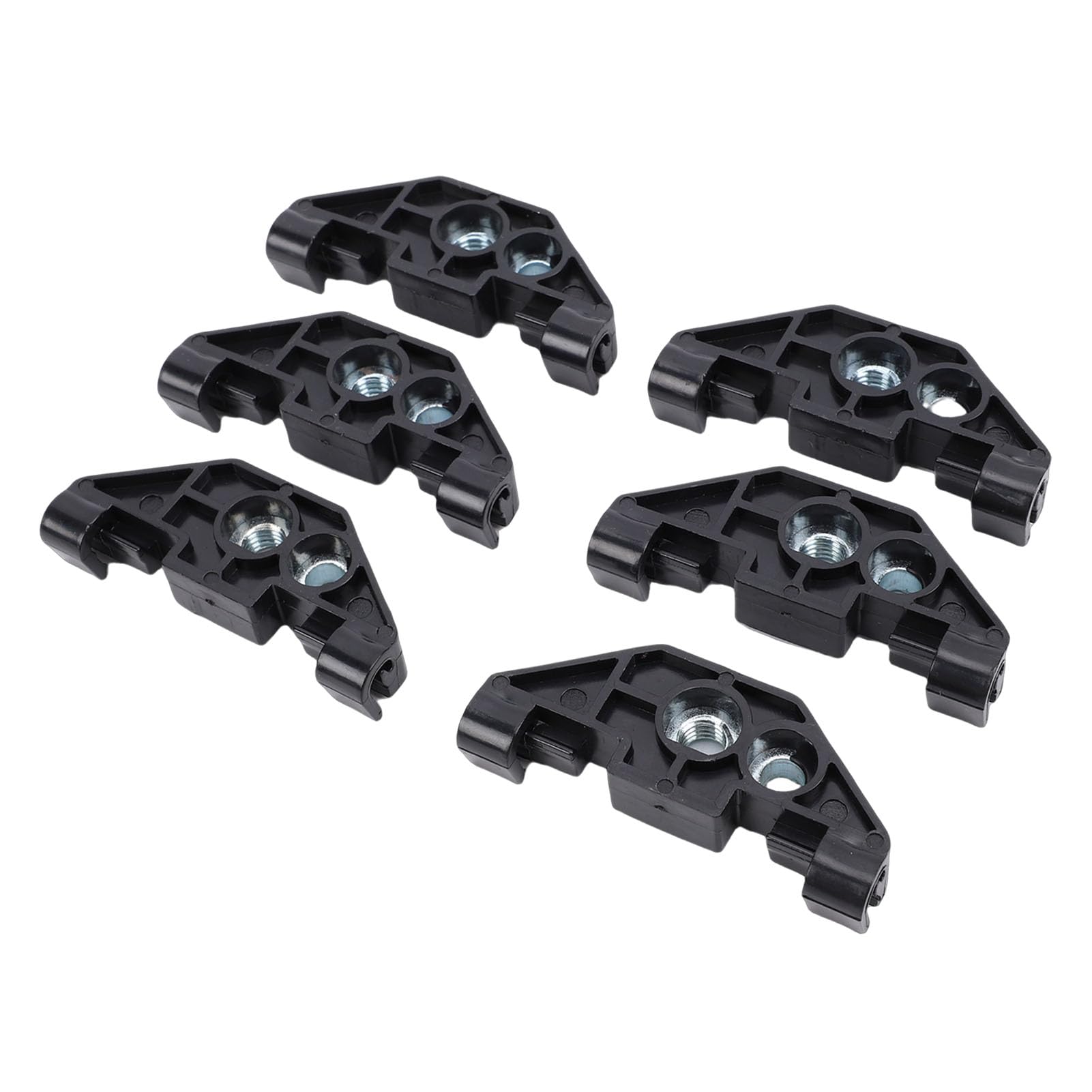 Kit de pernos y tuercas JK JKU para montaje rígido de chasis con clips de acero galvanizado