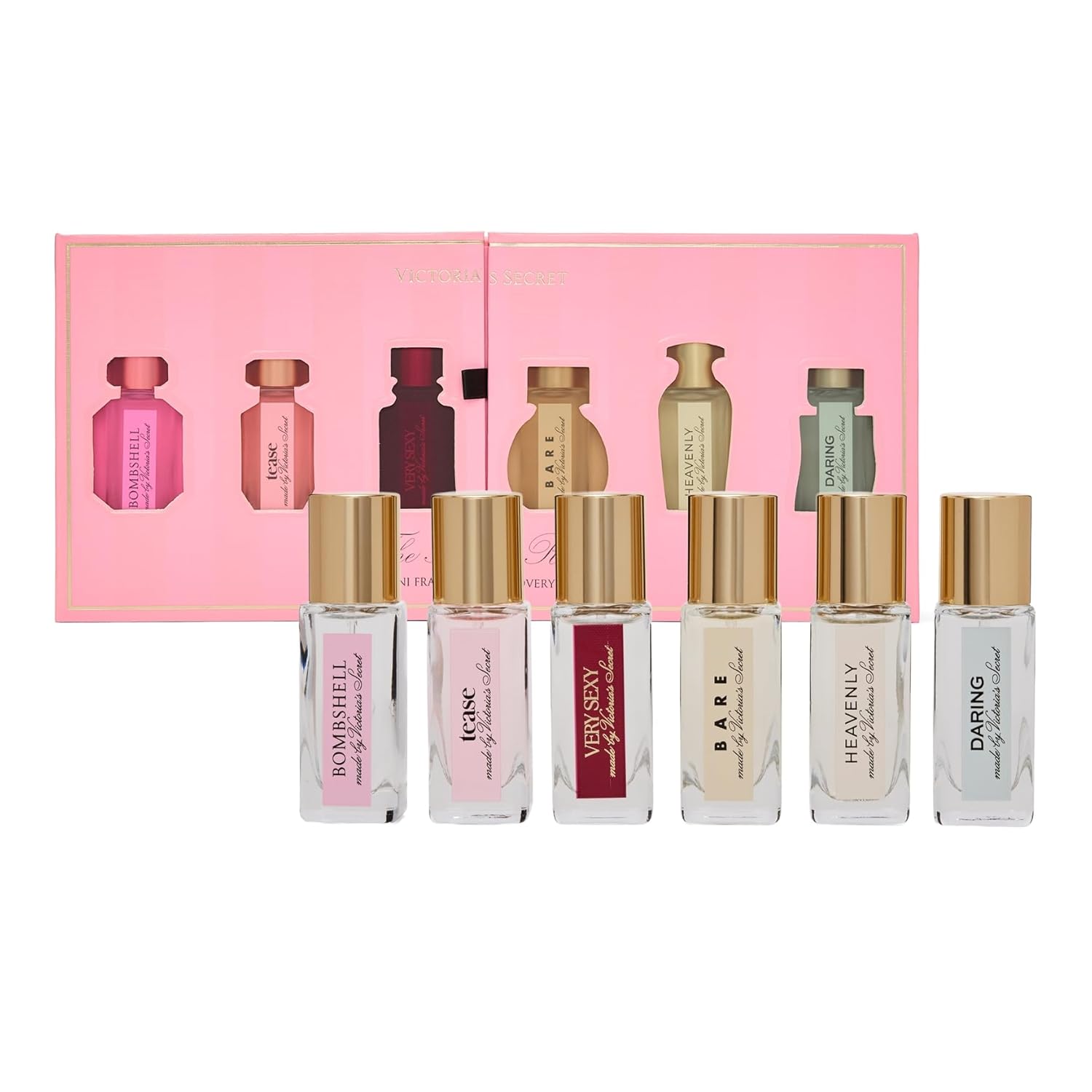 Victoria's Secret 6 Piece Fragrance Discovery Set, Giftsets for women
