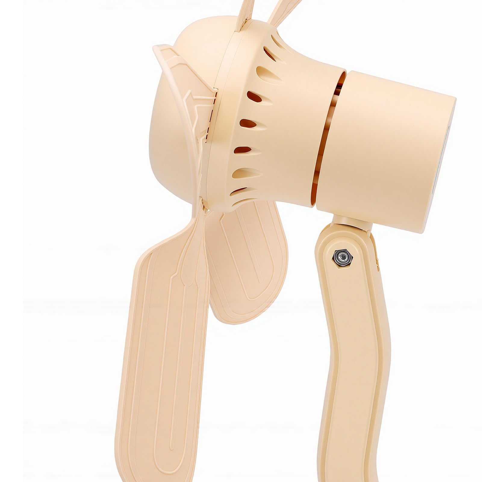 Ventilatore a Clip, Ventilatore da Scrivania Silenzioso Ricaricabile tramite USB con Telecomando e Timer, Oscillazione Automatica a 90°, per Uffici, Camere da Letto