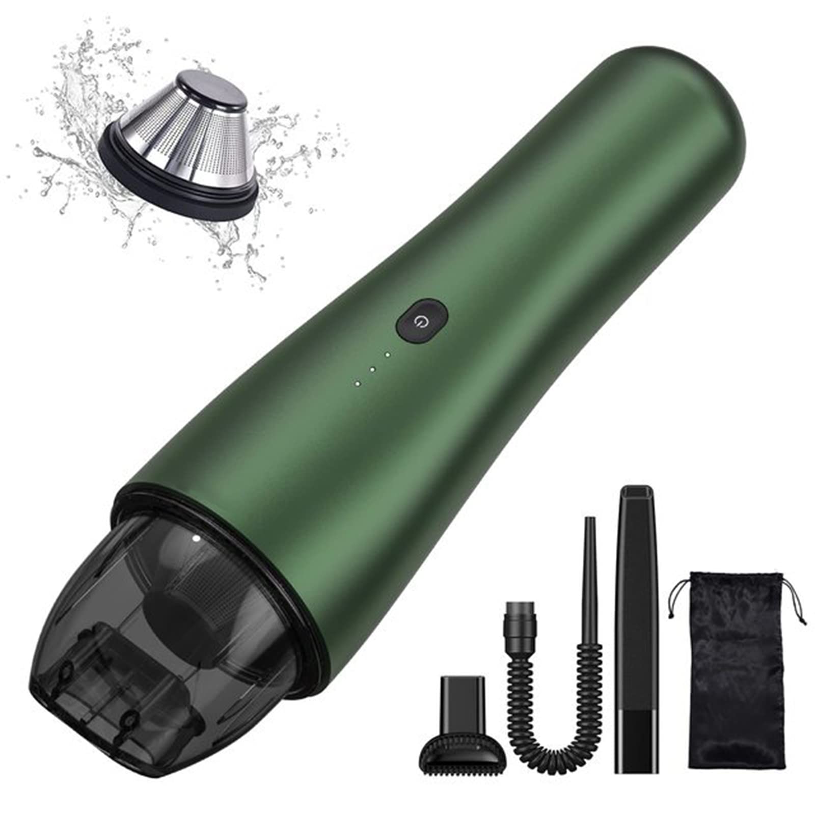 Aspirateur voiture rechargeable de poche pour nettoyer les moquettes sans fil ni contrainte