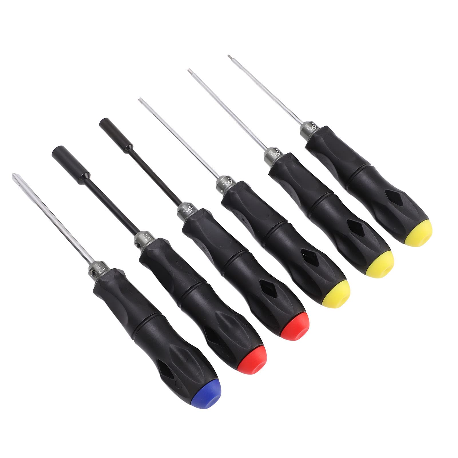 6 pezzi Strumento di riparazione RC set ad alta durezza Strumento per cacciavite RC RC con impugnatura non slitta