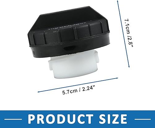 Miniatura 3 de Tapas de aceite para Nissan Sentra 2000-2011, tapa de depósito de gasolina 10838, color negro