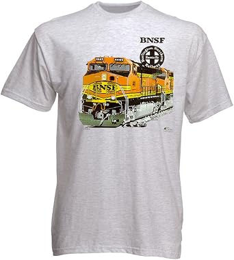 Daylight Sales BNSF Heritage II Authentic Railroad T-Shirt Tee Shirt [20025]