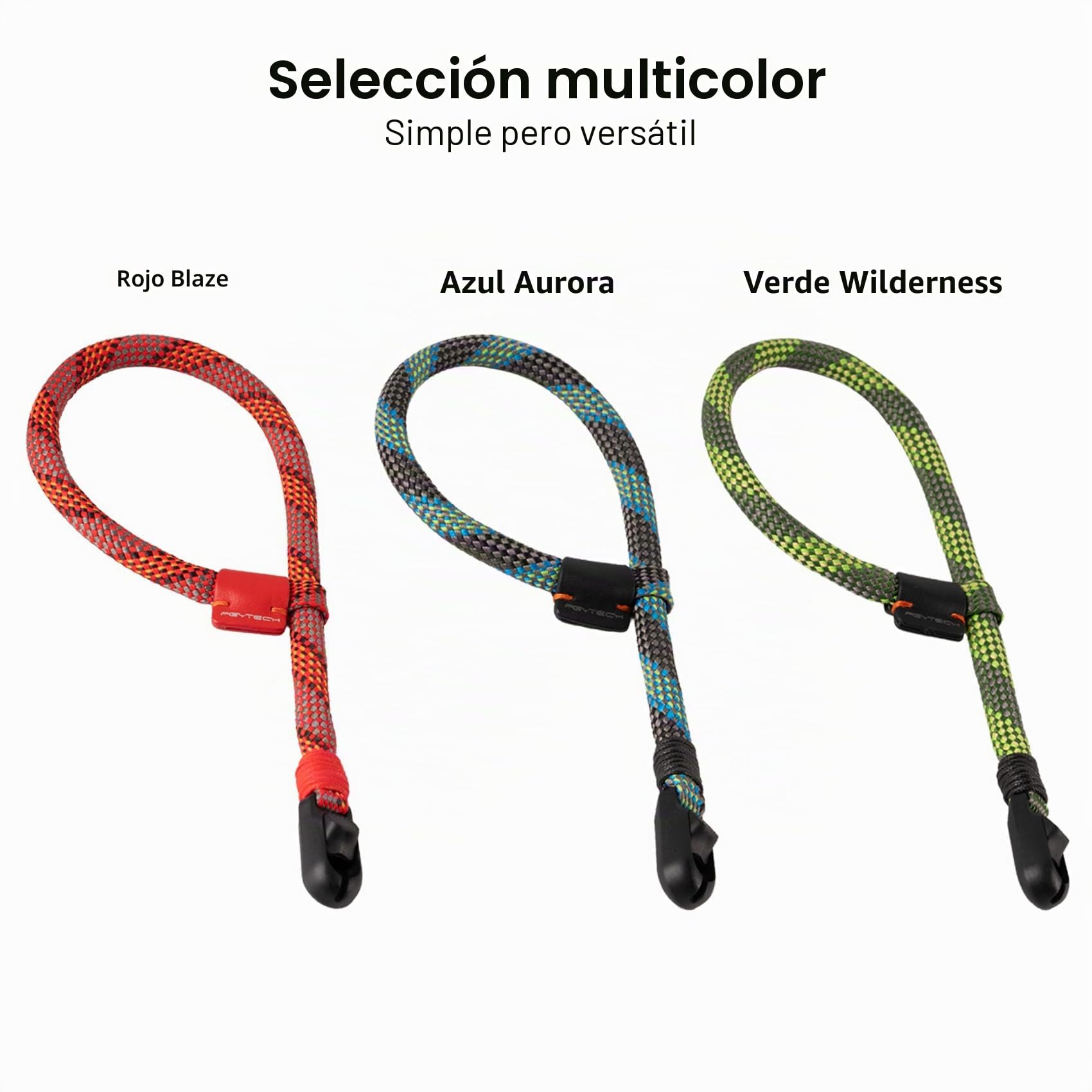 PGYTECH Correa de muñeca delgada para fotógrafos ajustable de liberación rápida compatible con cámaras instantáneas compactas sin espejo, correa de mano para teléfonos inteligentes Sony/Nikon/Canon