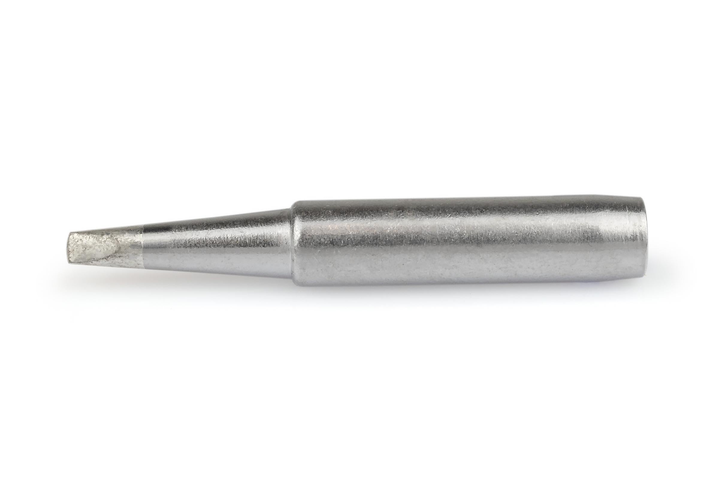 QUICK Punta per saldare dritta, a forma di scalpello, larghezza 2,4 mm, per stazione di saldatura 707D+/709D+/969A+/969B+/3103/3104/TS1100