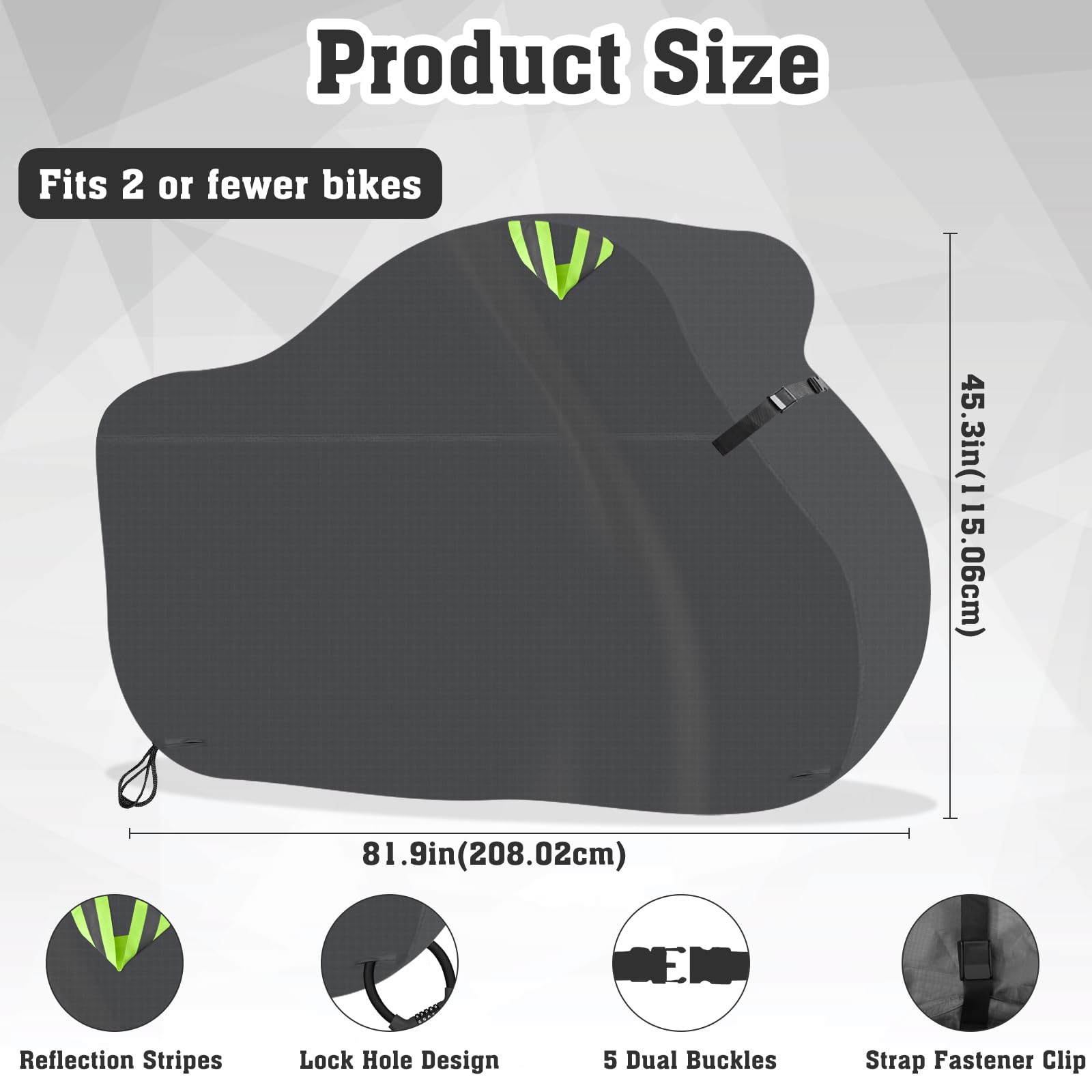 Bike Covers for Transport 2 Bikes - Image 2