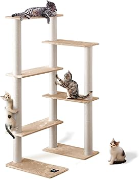キャットタワー 突っ張り 木登りタワー キャットツリー 猫ツリー Amazon | キャットタワー 突っ張り 猫タワー おしゃれ 木登り