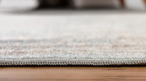 Miniatura 20 de Unique Loom Paris Collection - Alfombra tradicional envejecida en tonos pastel azul claro (5 pies x 8 pies)