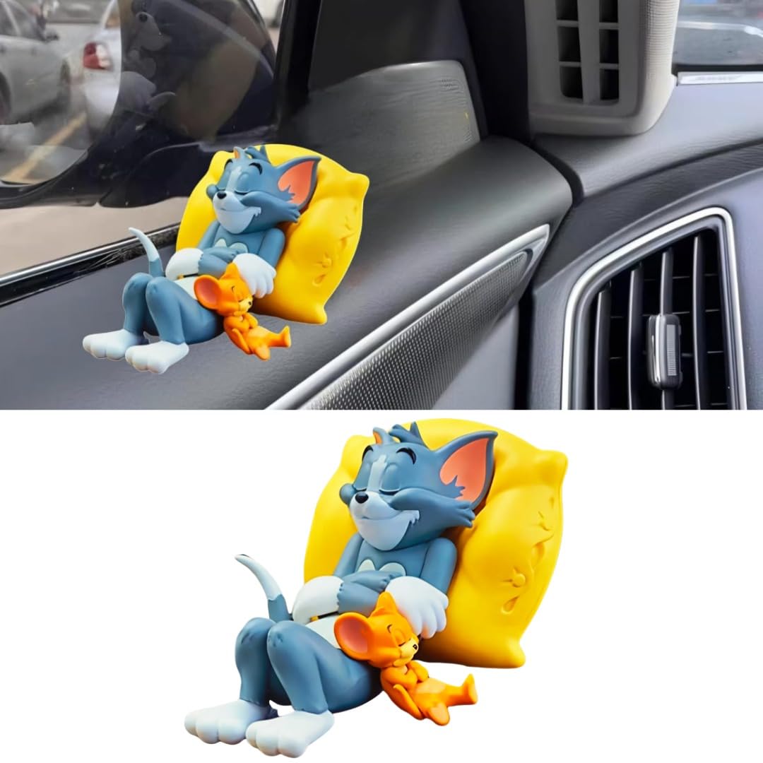 Nanavalas Tom And Jerry With Cradle Decorative Showpiece For Desk | INDIA