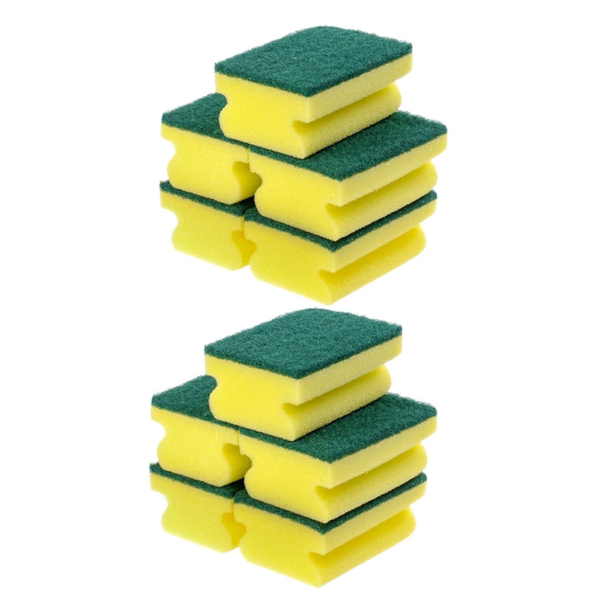 50piezas Esponjas De Limpieza Multifuncionales Antideslizantes para Fregar Utensilios De Cocina Vajilla y Fregaderos Reutilizables y Eficaces La Eliminación De Grasas