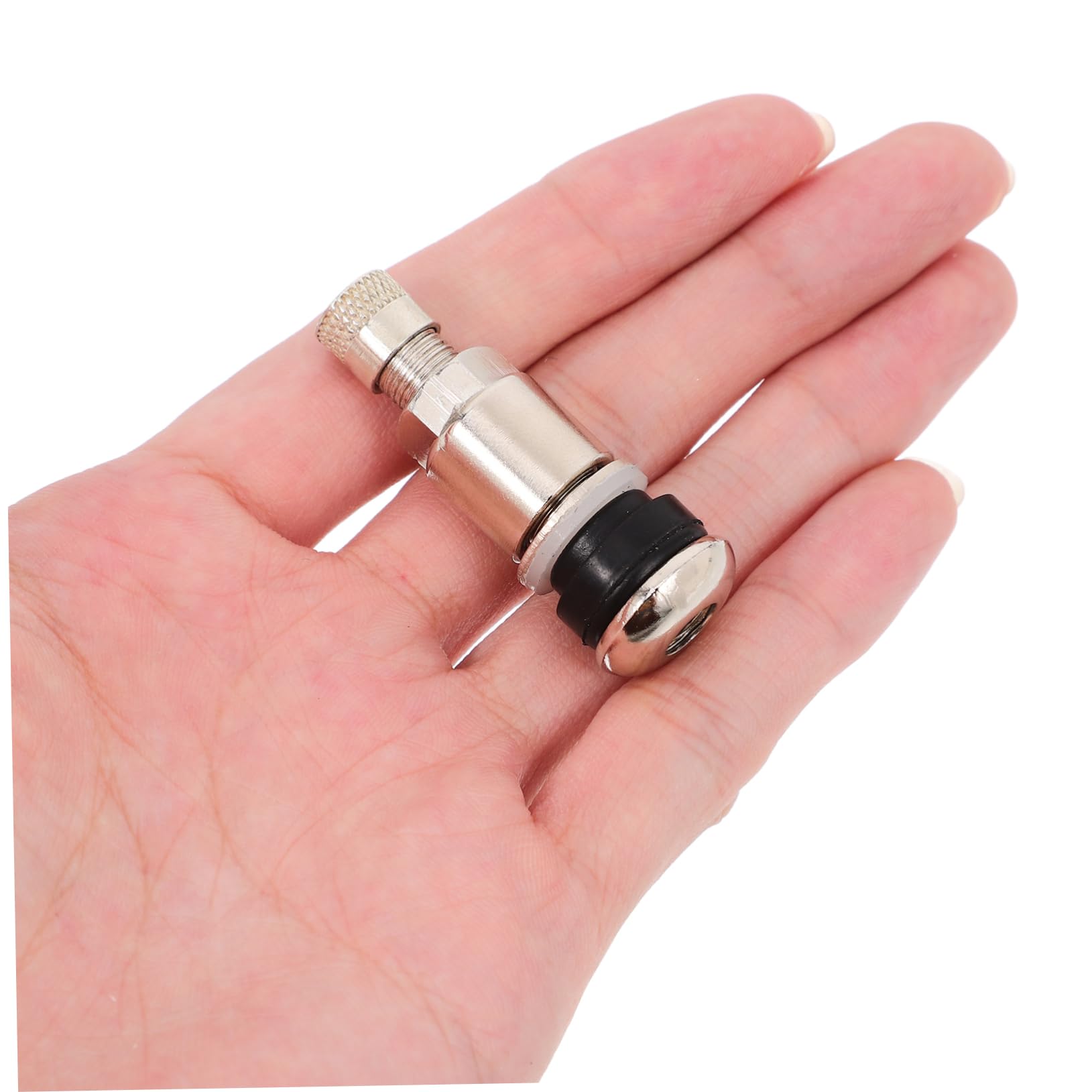 10 Pezzi Valvole per Pneumatici Auto a Vite in Acciaio 45, Stelo Tubeless, Resistenti all'Usura, Anti Perdita d'Aria