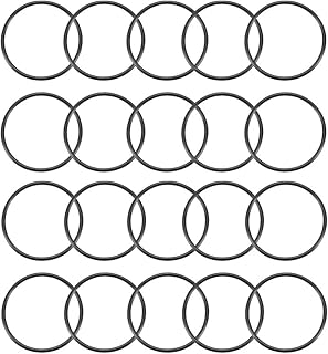 uxcell Nitrile Rubber O-Rings, 31mm OD 28mm ID 1.5mm Width, Metric Sealing Gasket, Pack of 20