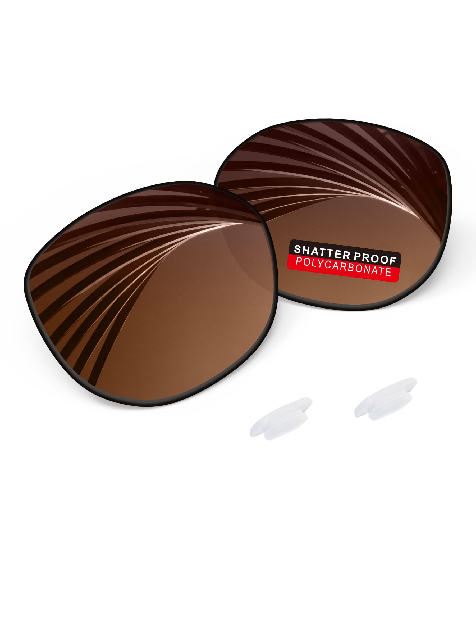 iLikeo PRO+ Polycarbonate Replacement Lenses & Nose Pads for Oakley Latch Key M | Latch Key L Series Sunglasses