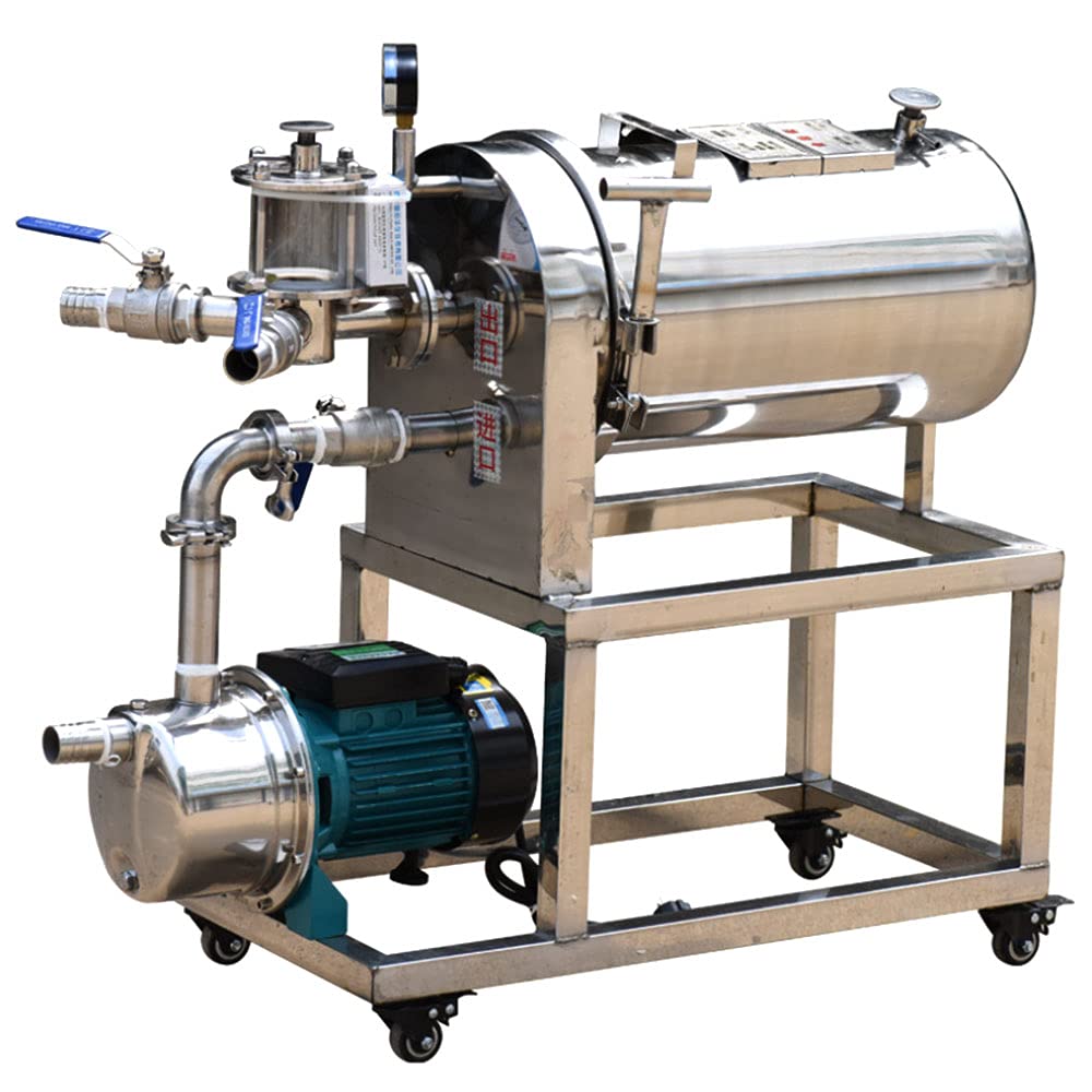 Diatomite Filter Home Brewing Equipment Stainless Steel Vertical Filter Skin Residue Wine liquor Equipment with Pump