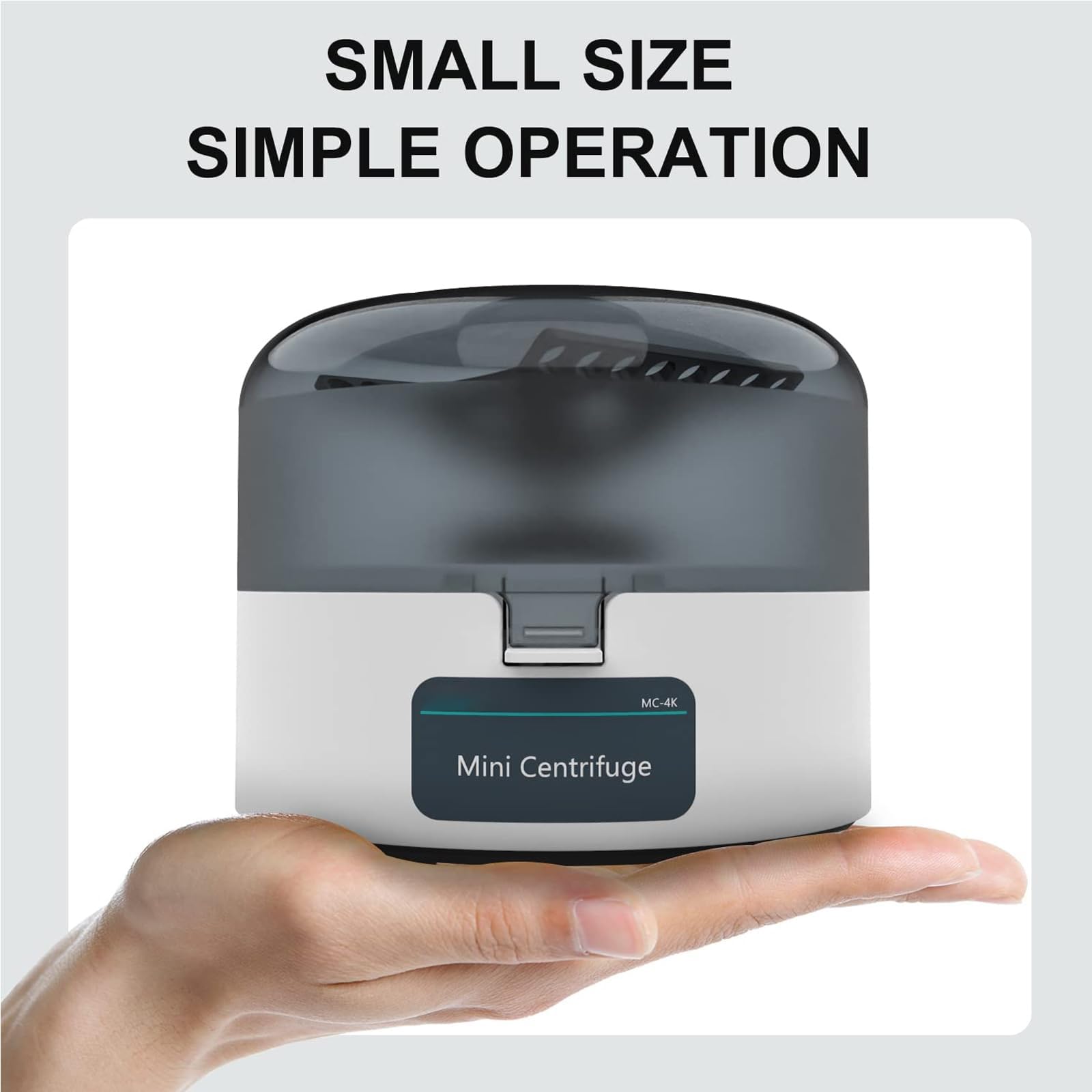 COYEUX Mini centrífuga de Laboratorio de 15 W, microcentrífuga de 4000 RPM y 980 x g, con Rotor 2 en 1, para Laboratorio