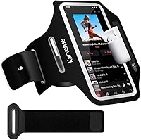 Vista 1 de Brazalete para correr, para iPhone 14 Pro Max/13 Pro Max/12 Pro Max, Samsung Galaxy S23+/Ultra, soporte para teléfono celular con correa ajustable