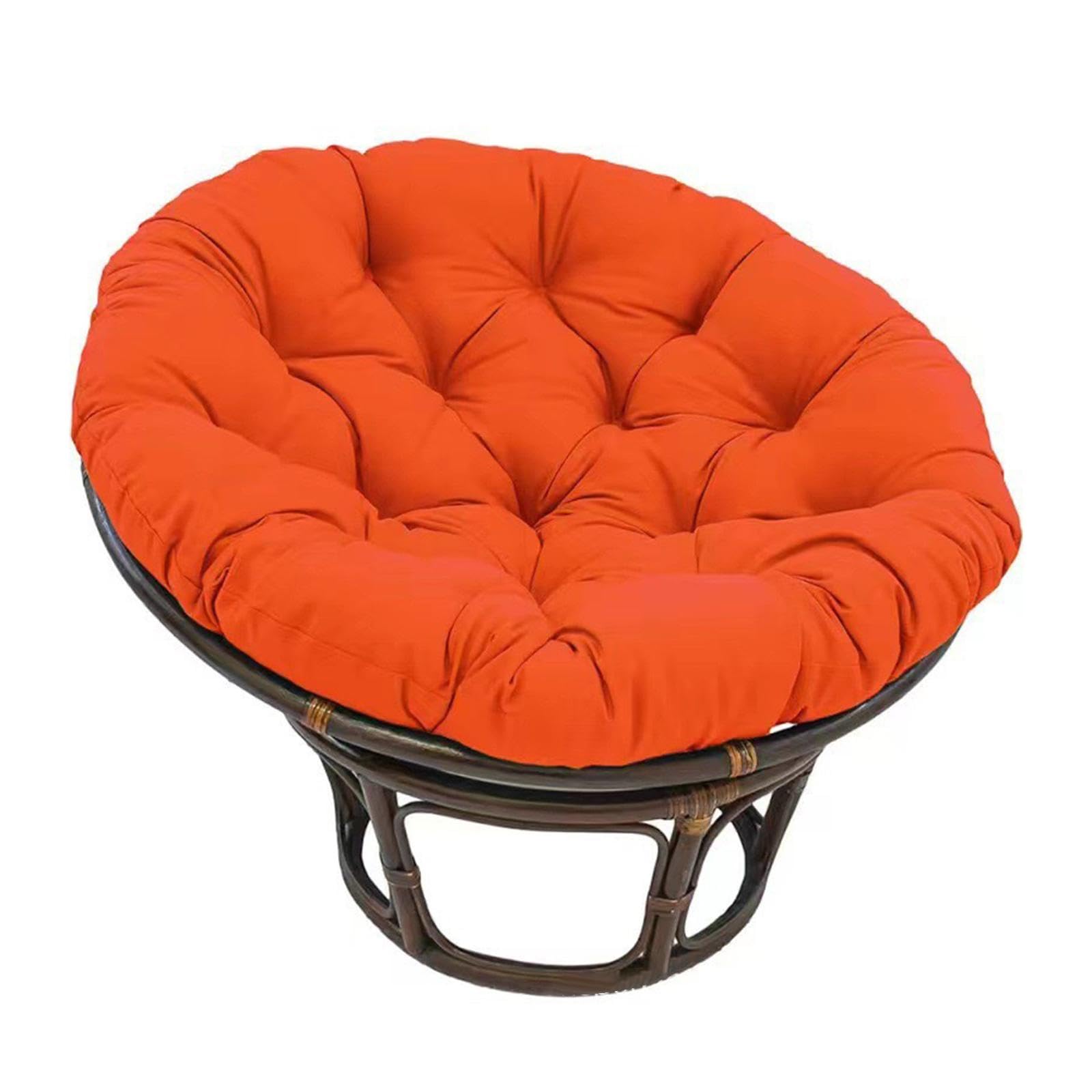 Egg Chair Cushion 40cm Rattan Cushion for Hammock Wicker Chair Rocking Chair Orange | Home & Garden | Yard, Garden & Outdoor Living | Patio & Garden Furniture | Cushions & Pads-image-9