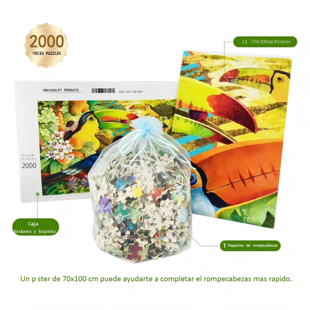 2000 Piezas - Puzzle para Adultos - Regalos - Carss Collection - Fotos - Divertidos Puzzle para Adultos Y Adolescentes. - Juguete Antiestrés - Hj90Mb