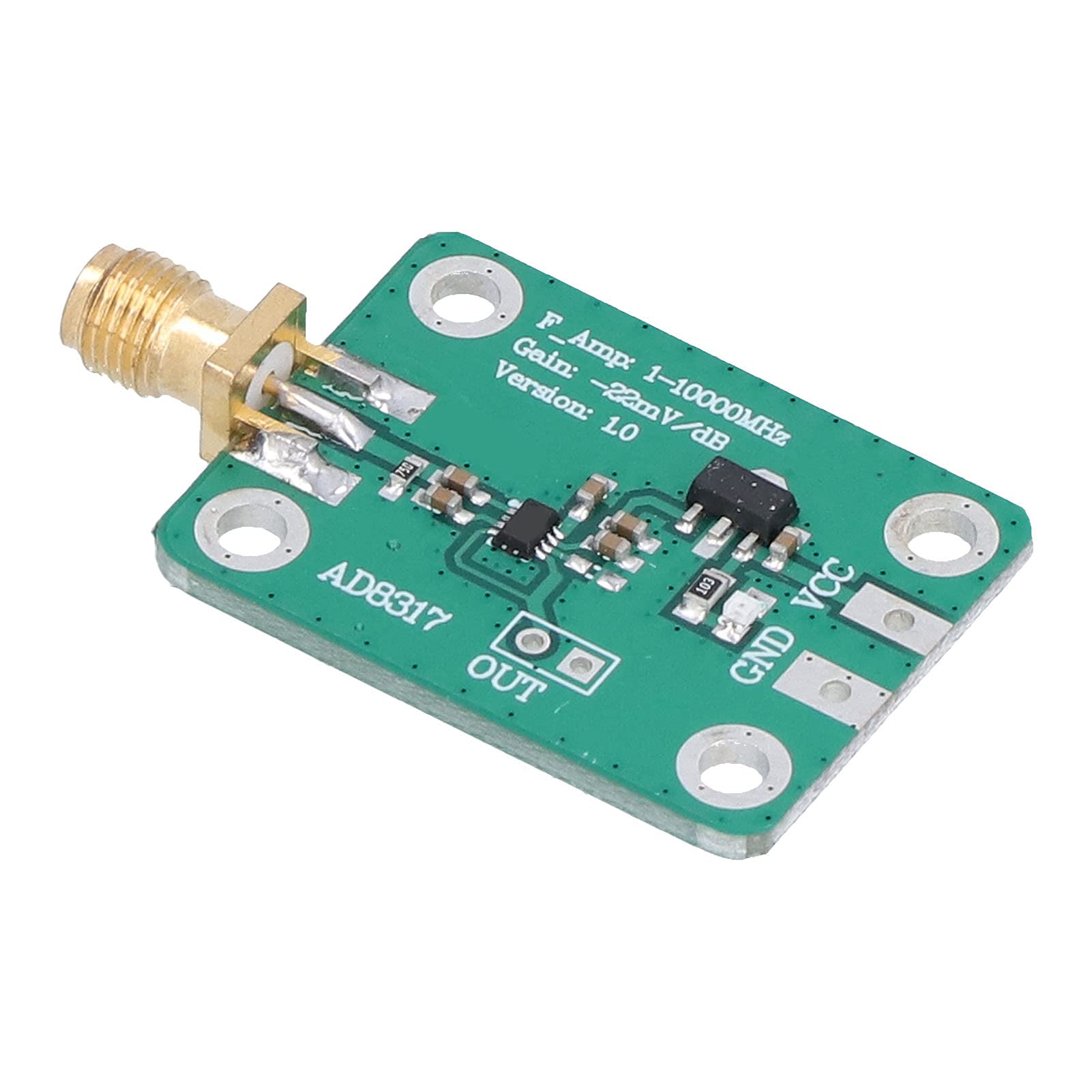 HF-Leistungsmesserdetektor AD8317-55 DBm Bis 0 DBm 1M-10000 MHz Zur Signalleistungsmessung, mit Automatischer Verstärkungsregelung, Zur Signalleistungsmessung