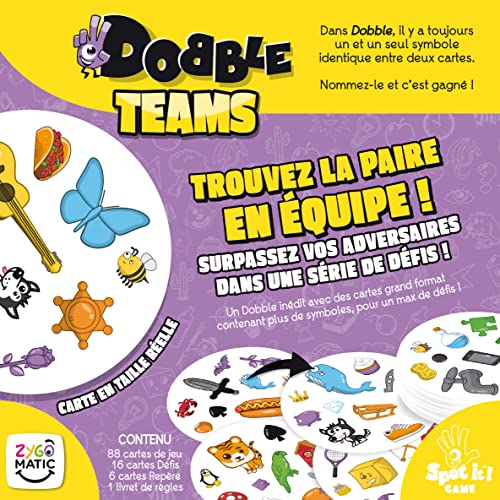 Asmodee, Dobble: Teams, Board games, Card Games, Party Game, Adult and Child Game from 6 years, 2 to 8 Players, 15 Min - Image 3
