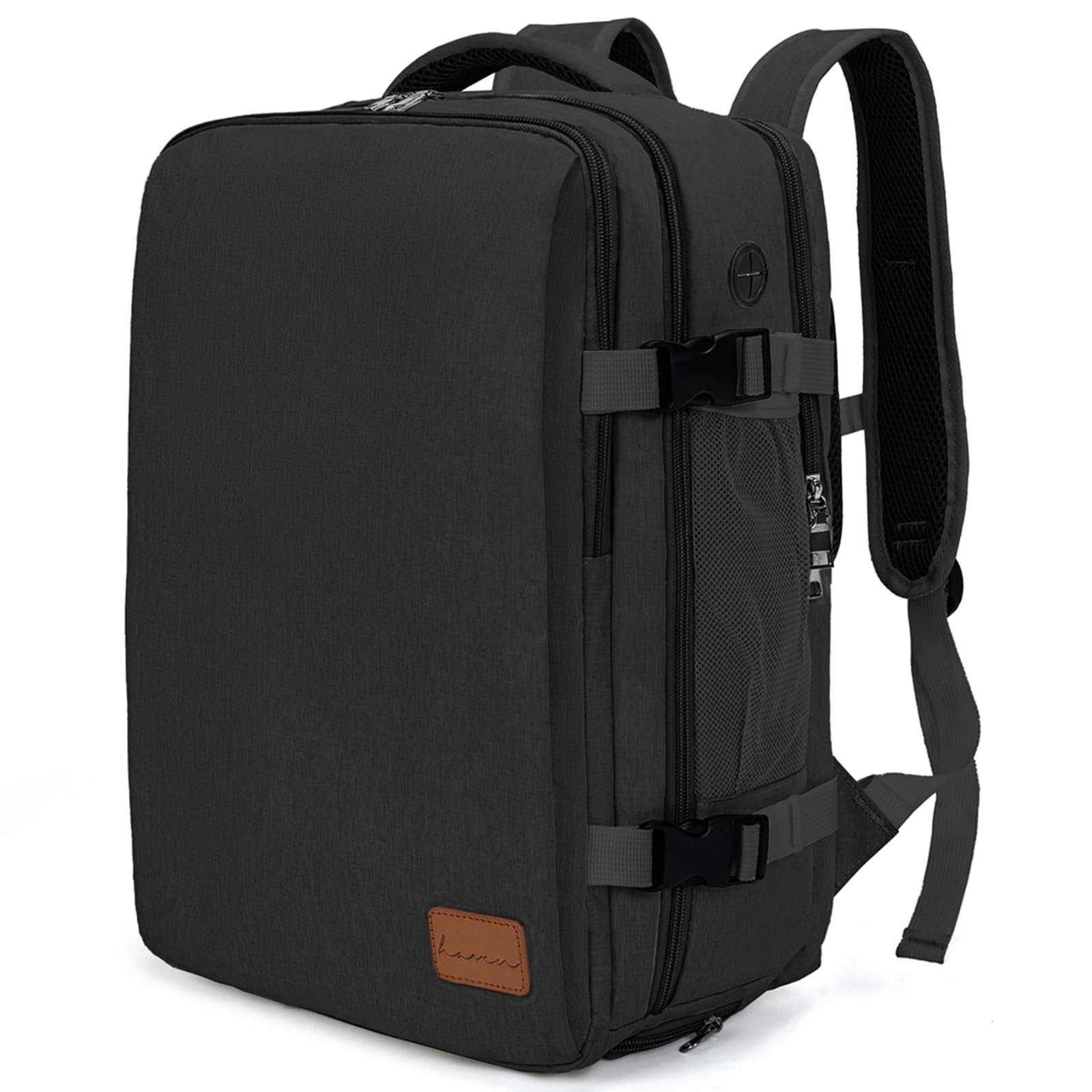 Xkdoai Zaino per Easyjet 45x36x20 Antifurto Zaino da Viaggio Uomo Porta PC 15.6 Pollici Laptop Portatili Lavoro Aereo Bagaglio a Mano per Viaggio Ufficio Università