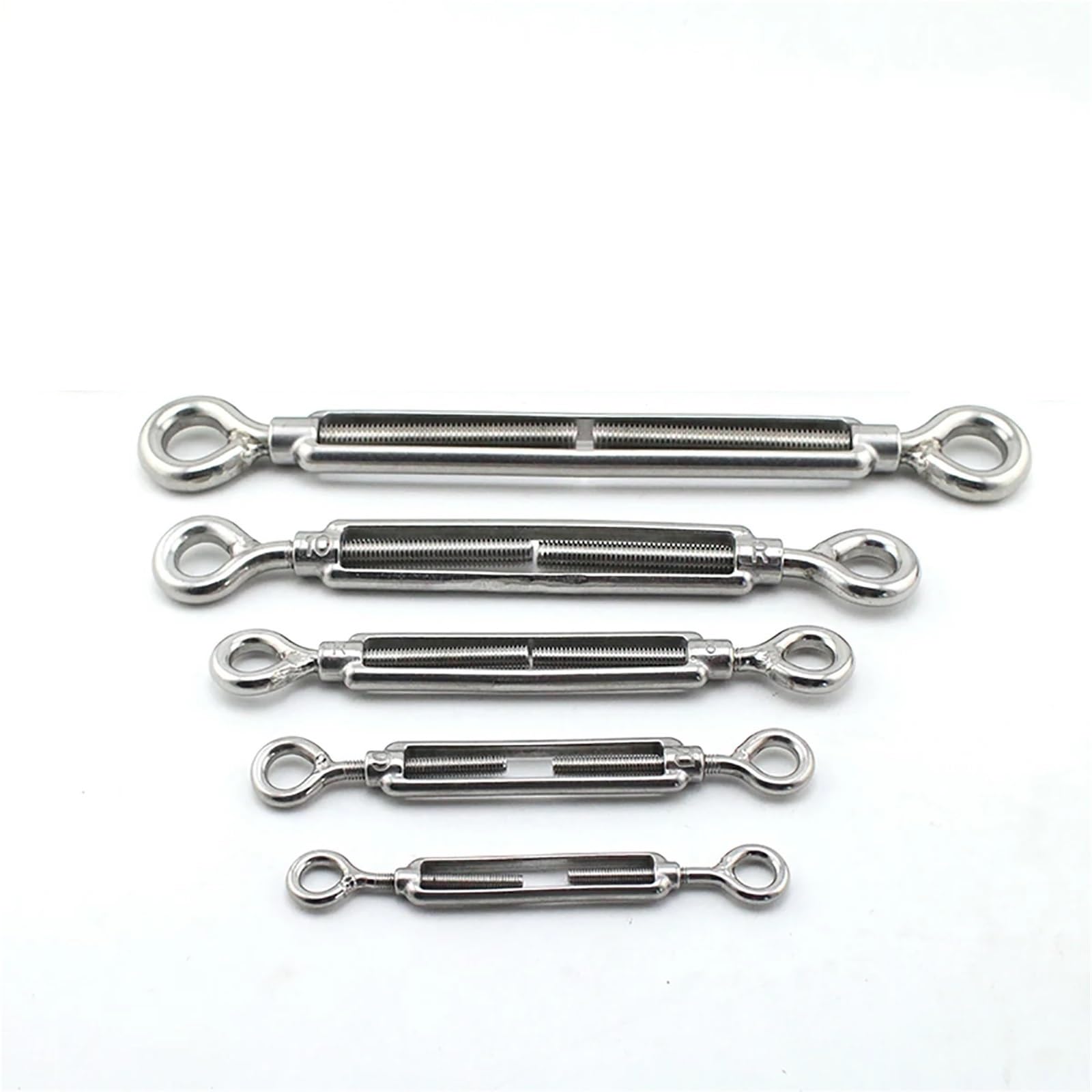 Tensor de tensión Cuerda Alambre, Tensor Ojo y M4-M14 Acero Inoxidable 316, 10 Uds(M12)