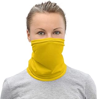Lemon Cheerful Color Breathable Washable Neck Gaiter