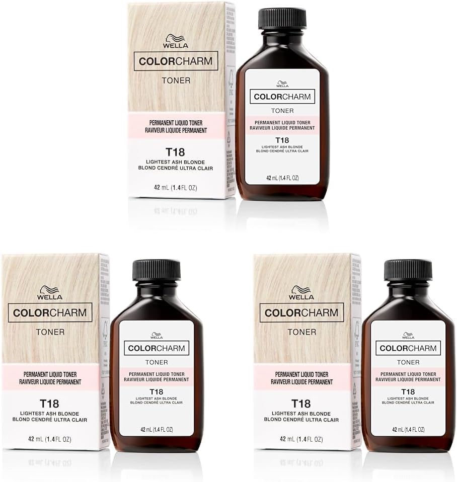 COLORCHARM Permanent Liquid Hair Toners | Neutralize Brass | Healthy-Looking Blondes Tones | Vegan & Free of Parabens