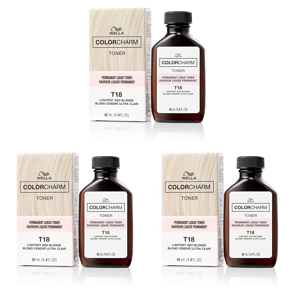 COLORCHARM Permanent Liquid Hair Toners | Neutralize Brass | Healthy-Looking Blondes Tones | Vegan & Free of Parabens
