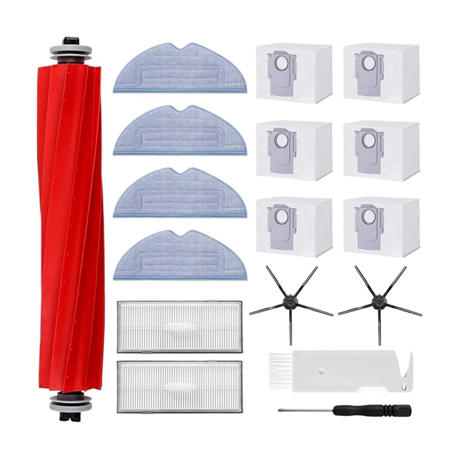 Kit Accessoires Nettoyage Roborock S7 MaxV avec brosse principale et filtre