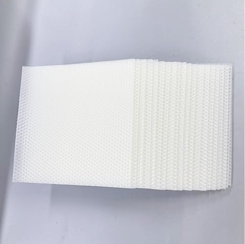 Juego de 20 velas de cera de abeja para niños, kit de velas de cera de abeja (8 x 8 pulgadas), mechas de algodón de 16 pies, son velas ideales para