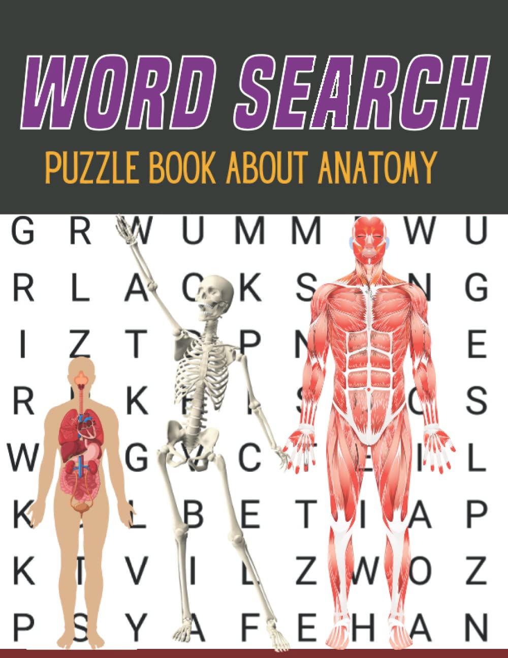 Buy Word Search Puzzle Book about Anatomy Gray's Anatomy Word Search