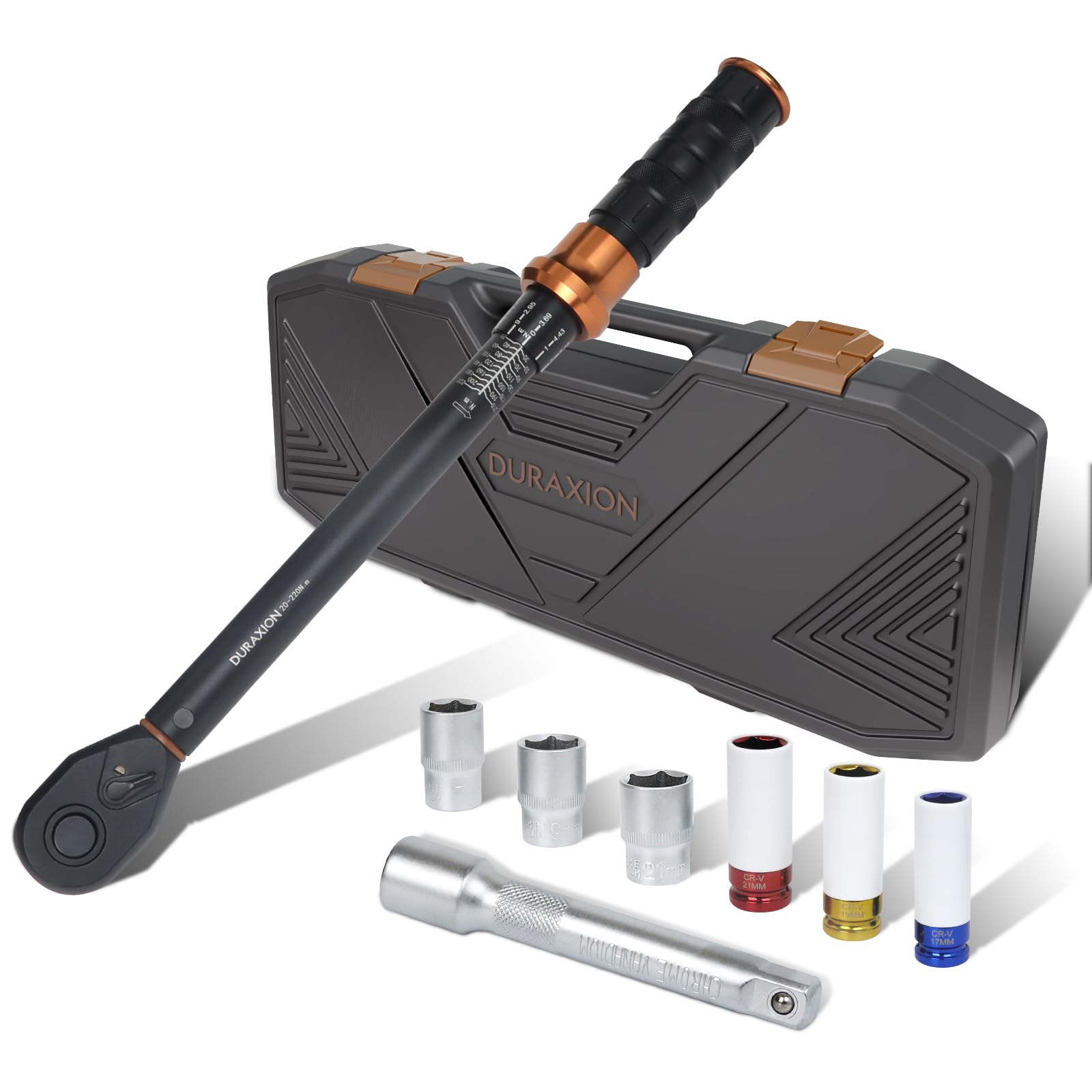 Amazon | DURAXION 1/2インチトルクレンチセット 車 タイヤ交換 プレ