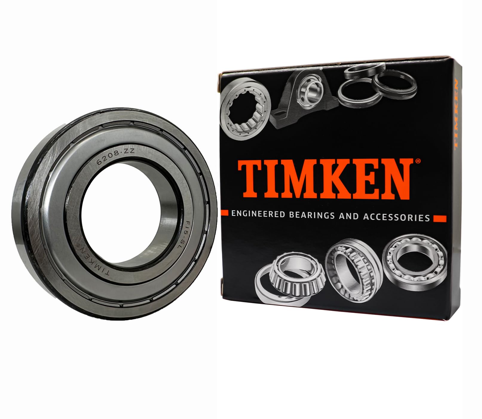 ●Nuwine 2PACK TIMKEN 6208-ZZ Double Metal Seal Bearings 40x80x18mm