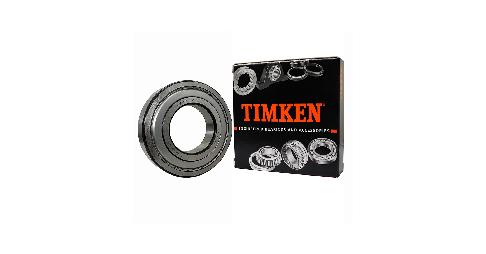2PACK TIMKEN 6208-ZZ Double Metal Seal Bearings 40x80x18mm
